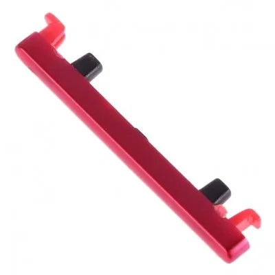 Volume Side Button Outer for Xiaomi Redmi Note 7 Red - Plastic Key by Sparestream