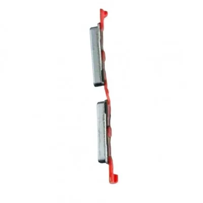 Volume Side Button Outer for Realme Narzo 30 5G Silver - Plastic Key by Sparestream