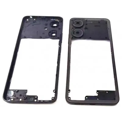 Middle Frame Ring Only for Xiaomi Redmi 13C 5G Black by Sparestream