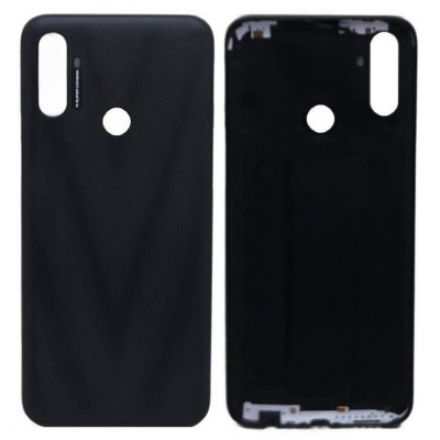 Back Panel Cover for Realme Narzo 20A - Black by Sparestream