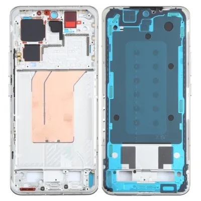 LCD Frame Middle Chassis for Xiaomi 14 Pro - White by Sparestream