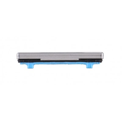 Volume Side Button Outer for Realme Narzo 20A Silver - Plastic Key by Sparestream