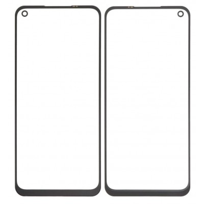 Front Glass for Realme Narzo 50 - White by Sparestream