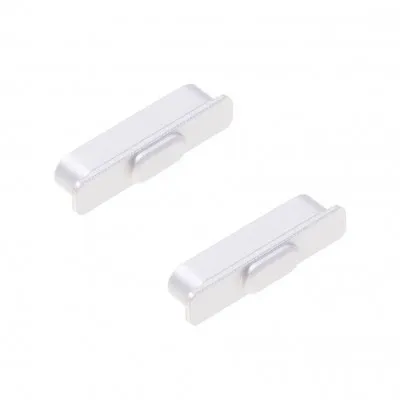 Volume Side Button Outer for Realme 6i Global White - Plastic Key by Sparestream