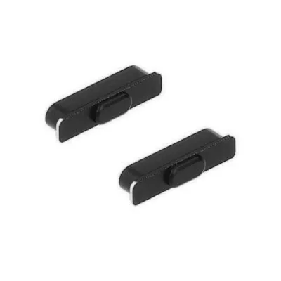 Volume Side Button Outer for Realme 6i Global Black - Plastic Key by Sparestream