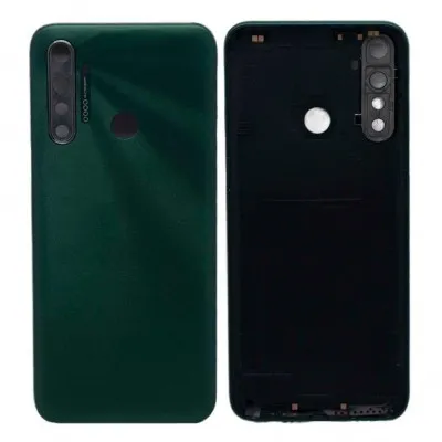 Back Panel Cover for Realme 5i - Black by Sparestream