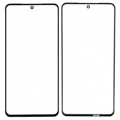 Front Glass for Realme Narzo N55 - White by Sparestream