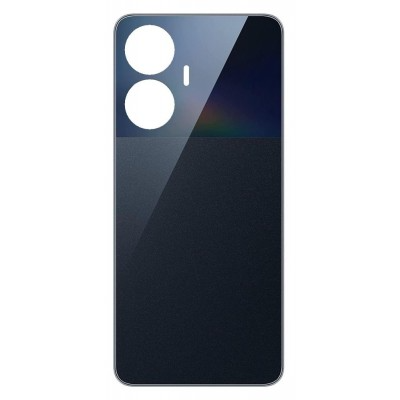 Back Panel Cover for Realme Narzo N55 - Black by Sparestream