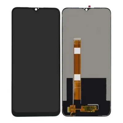 LCD with Touch Screen for Realme Narzo 10A - Black (display glass combo folder) by Sparestream