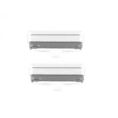 Volume Side Button Outer for Realme Narzo 10A White - Plastic Key by Sparestream