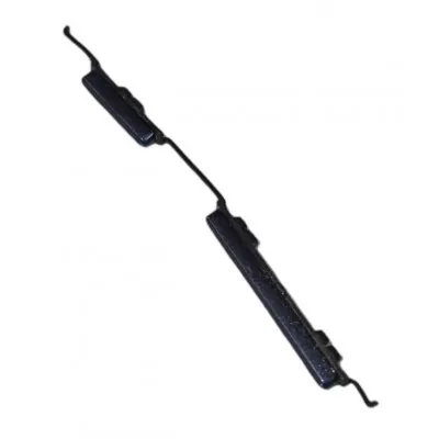 Volume Side Button Outer for Realme C17 Black - Plastic Key by Sparestream