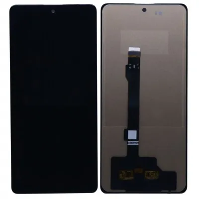 LCD with Touch Screen for Xiaomi Poco X6 Neo 5G - Black (display glass combo folder) by Sparestream