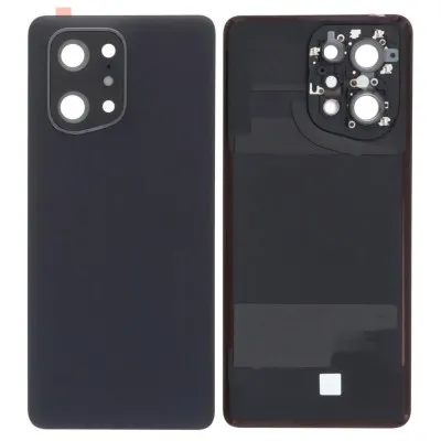 Back Panel Cover for Oppo Find X5 - Black by Sparestream