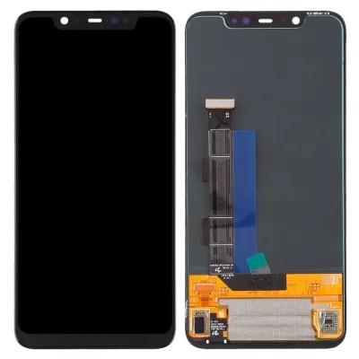 LCD with Touch Screen for Xiaomi Mi 8 - Black (display glass combo folder) by Sparestream