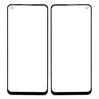 Front Glass for Oppo Reno 7 SE 5G - Black By Sparestream