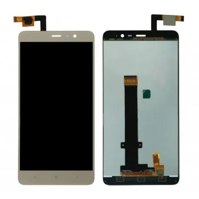 LCD with Touch Screen for Xiaomi Redmi Note 3 - Gold (display glass combo folder) by Sparestream