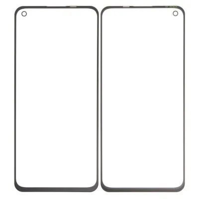 Front Glass for Oppo Reno 7 4G - Black By Sparestream