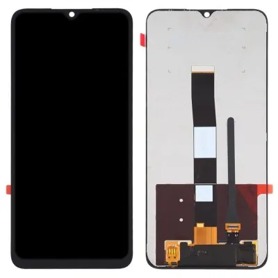 LCD with Touch Screen for Xiaomi Poco C31 - White (display glass combo folder) by Sparestream