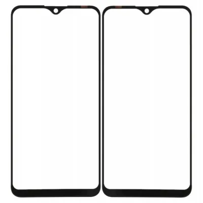 Front Glass for OPPO A15 - Black by Sparestream