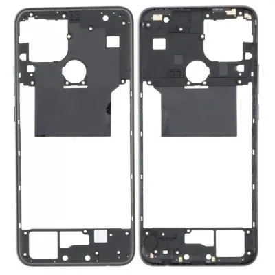 Middle Frame Ring Only for OPPO A15 Black by Sparestream