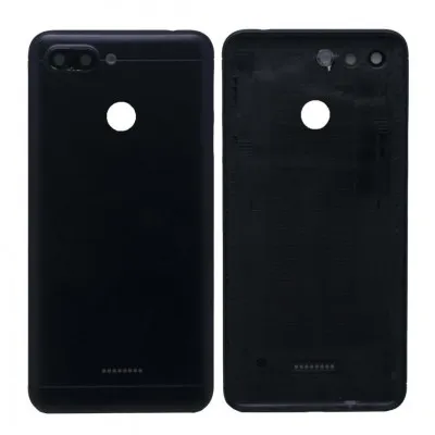 Back Panel Cover for Xiaomi Redmi 6 - Black by Sparestream