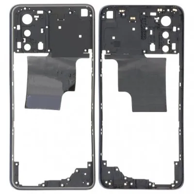 Middle Frame Ring Only for Oppo A74 Black By Sparestream