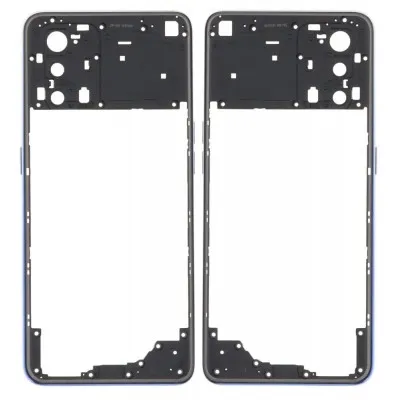 Middle Frame Ring Only for Oppo A74 Blue By Sparestream