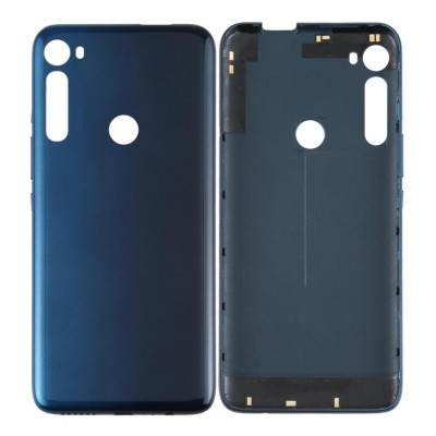 Back Panel Cover for Motorola One Fusion Plus - Blue by Sparestream