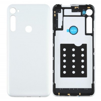 Back Panel Cover for Motorola One Fusion Plus - White by Sparestream