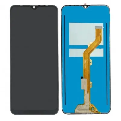 LCD with Touch Screen for Infinix Hot 8 - White  (display glass combo folder) by Sparestream