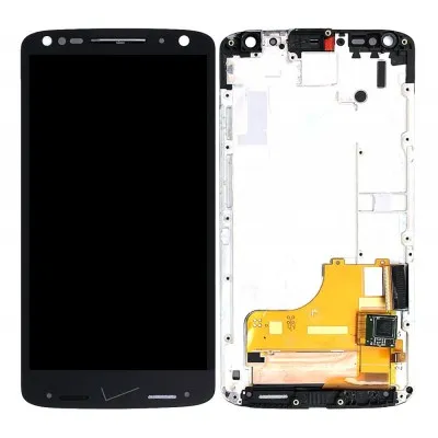 LCD with Touch Screen for Motorola Moto X Force - White (display glass combo folder) by Sparestream