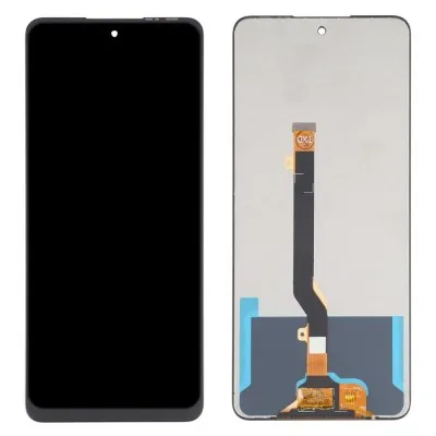 LCD with Touch Screen for Infinix Note 10 Pro - Black (display glass combo folder) by Sparestream