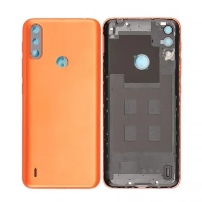 Back Panel Cover for Motorola Moto E7 Power - Red by Sparestream