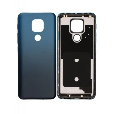 Back Panel Cover for Motorola Moto E7 Plus - Black by Sparestream