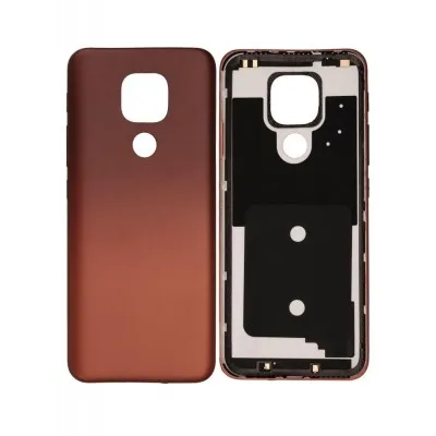 Back Panel Cover for Motorola Moto E7 Plus - Bronze by Sparestream