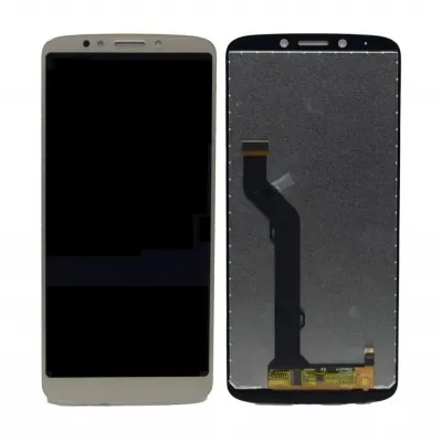 LCD with Touch Screen for Motorola Moto E5 Plus - Gold (display glass combo folder) by Sparestream