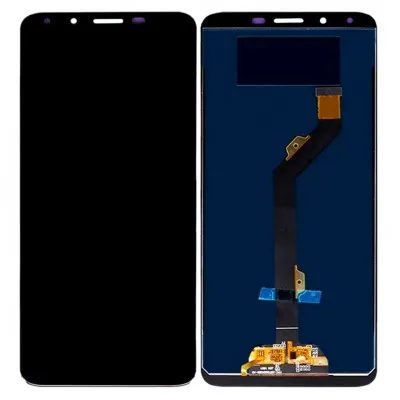 LCD with Touch Screen for Infinix Hot 6 - Black (display glass combo folder) by Sparestream