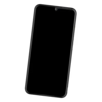 Middle Frame Ring Only for Motorola Moto E6 Plus Black by Sparestream