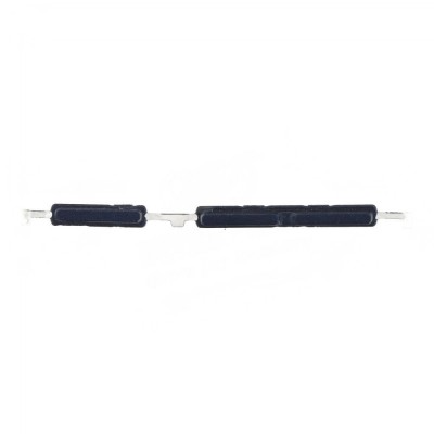 Volume Side Button Outer for Motorola Moto G84 Black - Plastic Key by Sparestream