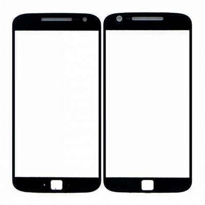 Front Glass for Motorola Moto G4 Plus - Black by Sparestream