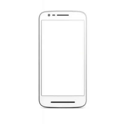 Front Glass for Motorola Moto E3 Power - White by Sparestream