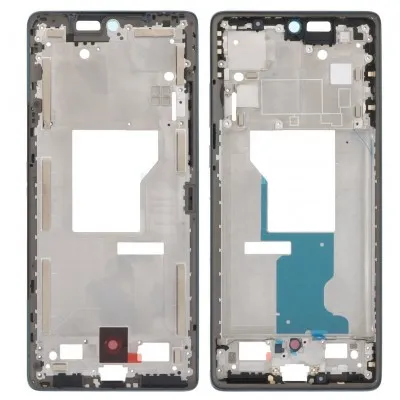 LCD Frame Middle Chassis for Motorola Edge 50 Fusion - Black by Sparestream