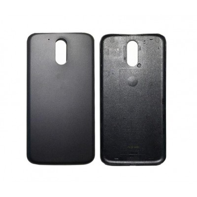 Back Panel Cover for Motorola Moto G4 Plus - Black by Sparestream