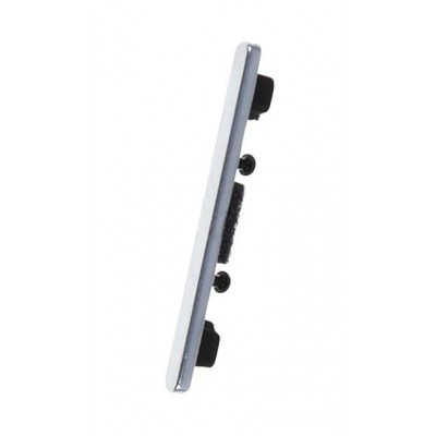 Volume Side Button Outer for Motorola Moto G4 Plus White - Plastic Key by Sparestream