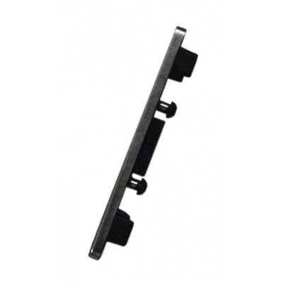 Volume Side Button Outer for Motorola Moto G4 Plus Black - Plastic Key by Sparestream
