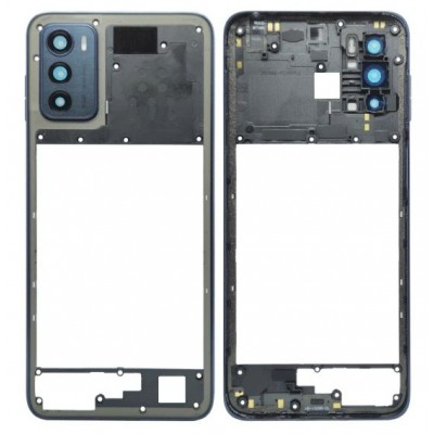 Middle Frame Ring Only for Motorola Moto G42 Black by Sparestream