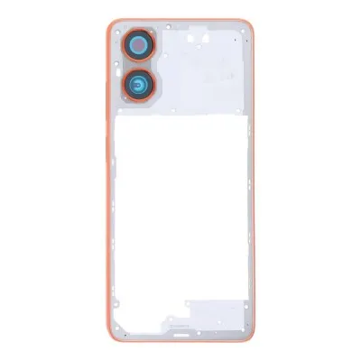 Middle Frame Ring Only for Motorola Moto G04 White by Sparestream