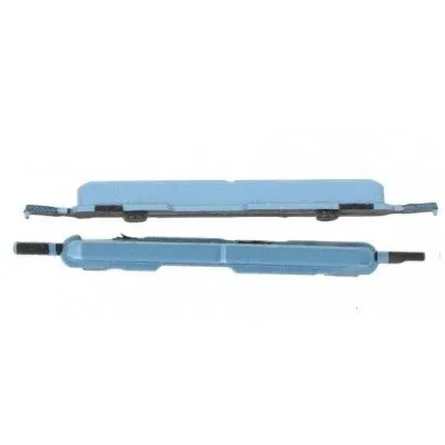 Volume Side Button Outer for Motorola Moto G72 Blue - Plastic Key by Sparestream