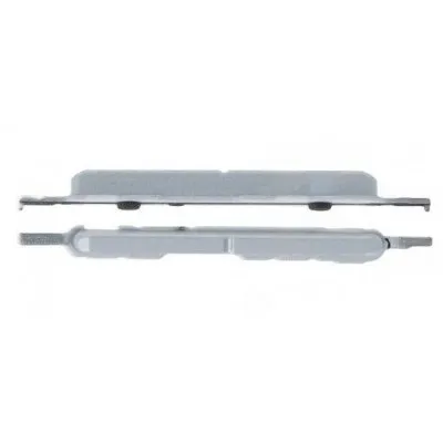 Volume Side Button Outer for Motorola Moto G72 Grey - Plastic Key by Sparestream