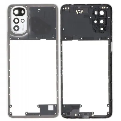 Middle Frame Ring Only for Motorola Moto G22 Blue by Sparestream